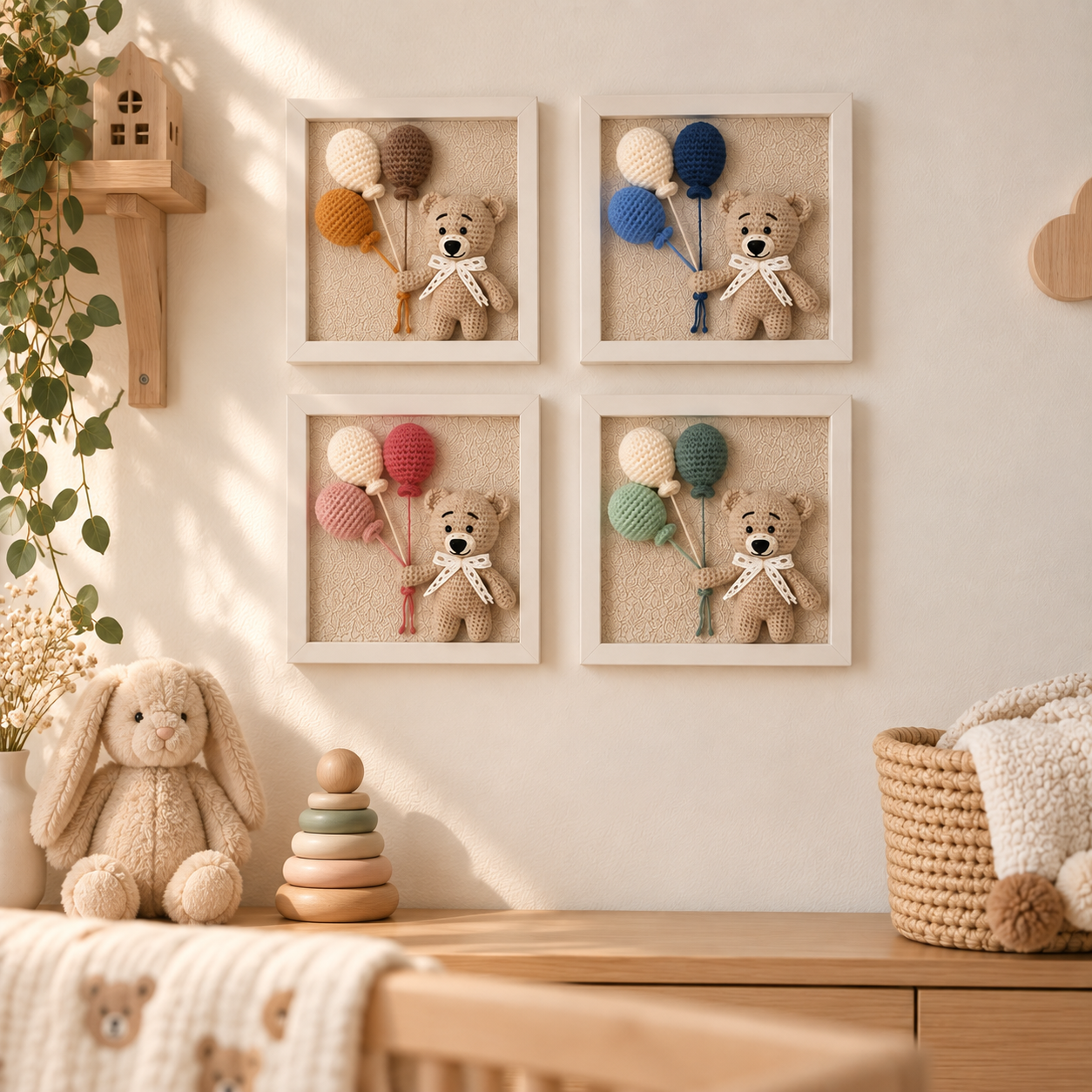 cadre décoratif bébé chambre naissance