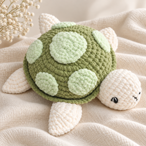 Peluche doudou tortue grand format