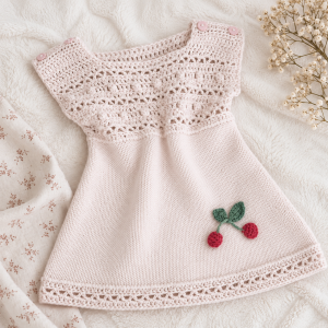 Robe maille tricoté mains hiver